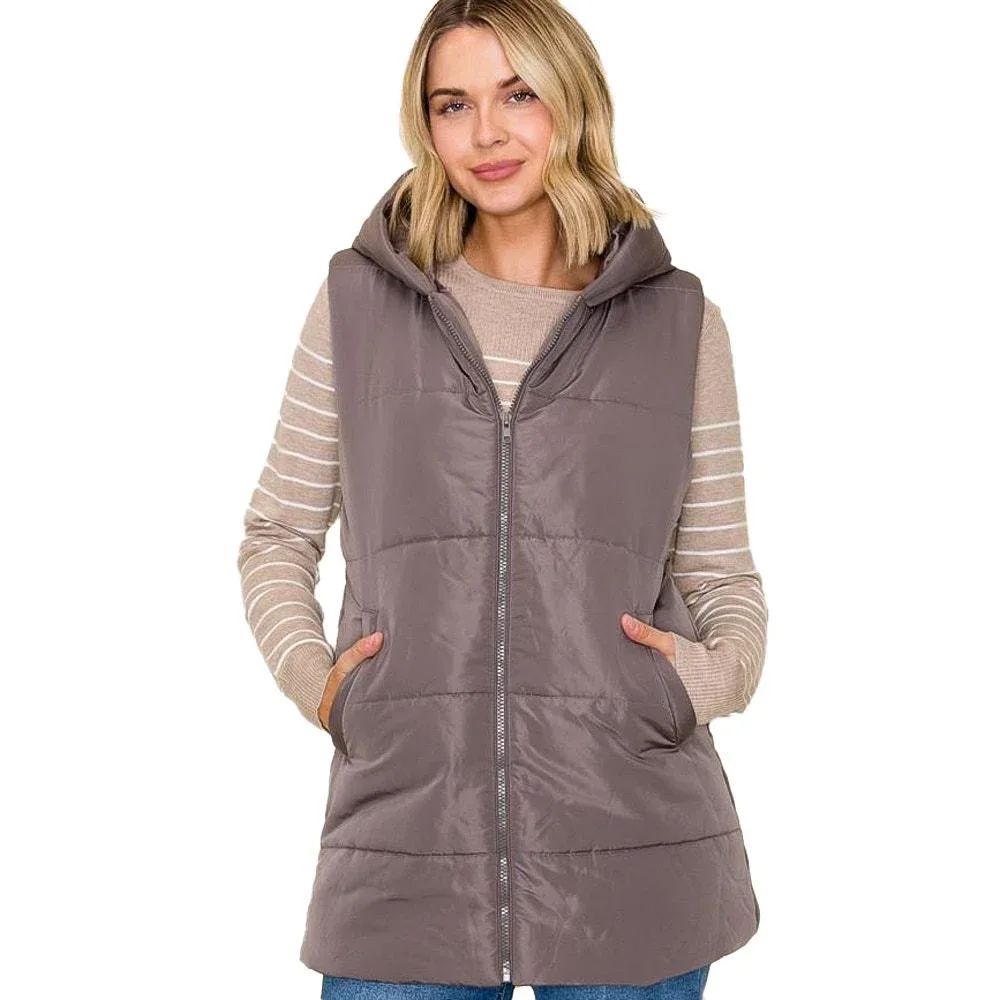 Staccato Women's Gunmetal Puffer Vest