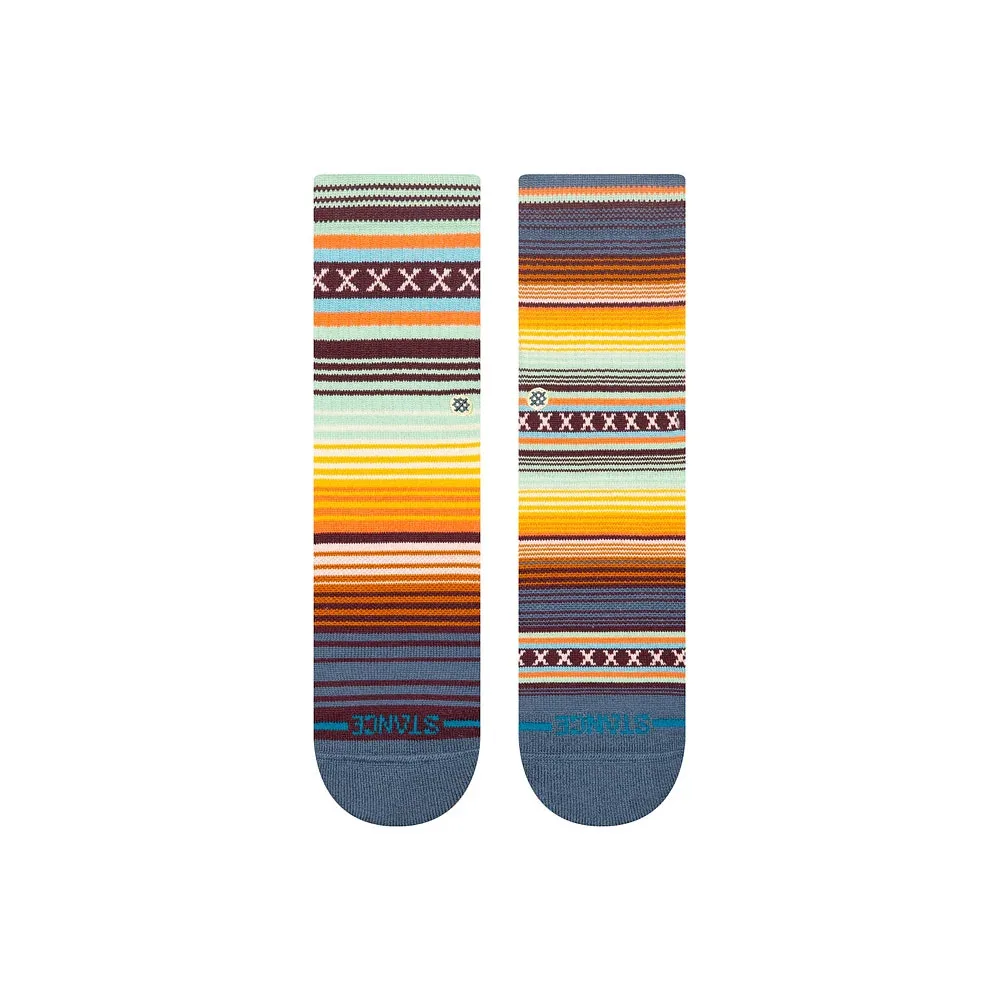 Stance Kids Curren Sea Blue Crew Socks - Image 2