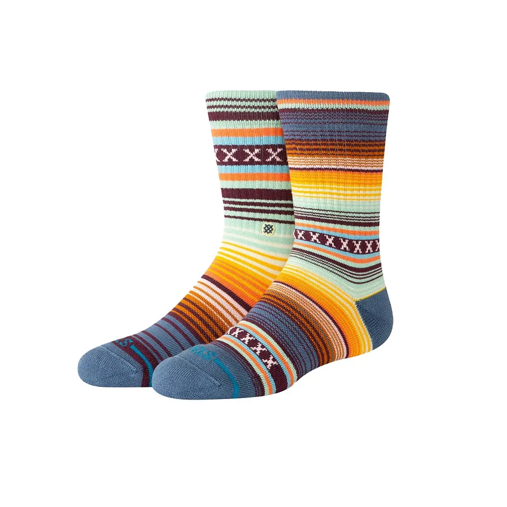 Stance Kids Curren Sea Blue Crew Socks