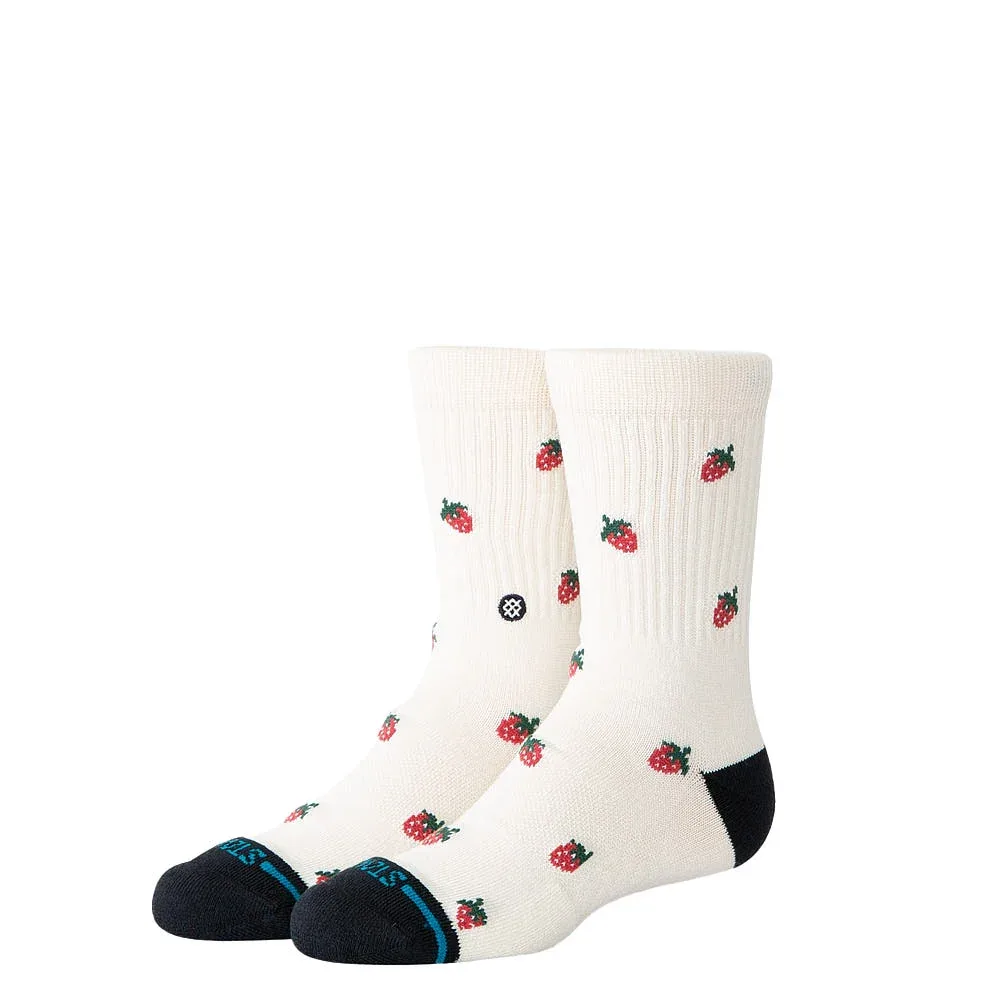 Stance Kid's Ivory So Sweet Crew Socks