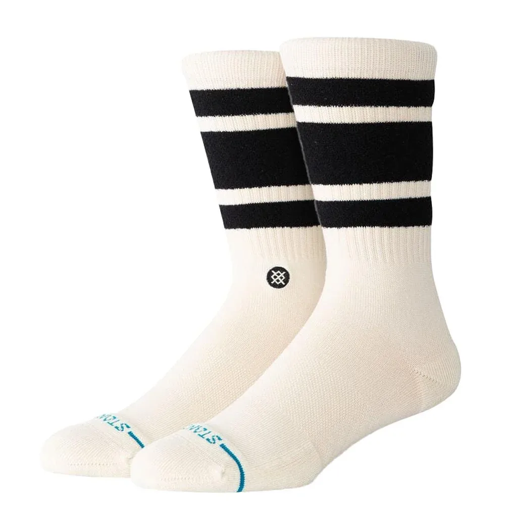 Stance Unisex Boyd Cozy Black and White Crew Socks
