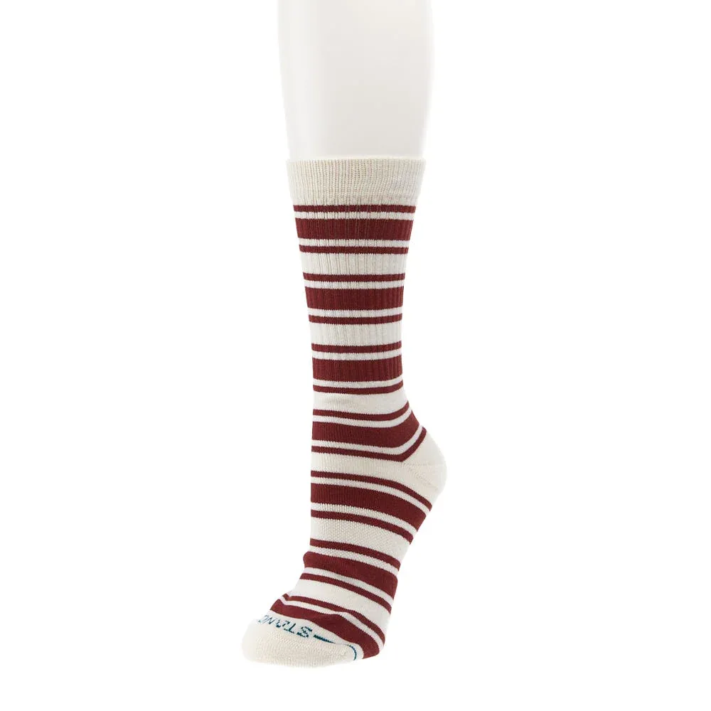 Stance Unisex Cabin Days Red and White Crew Socks