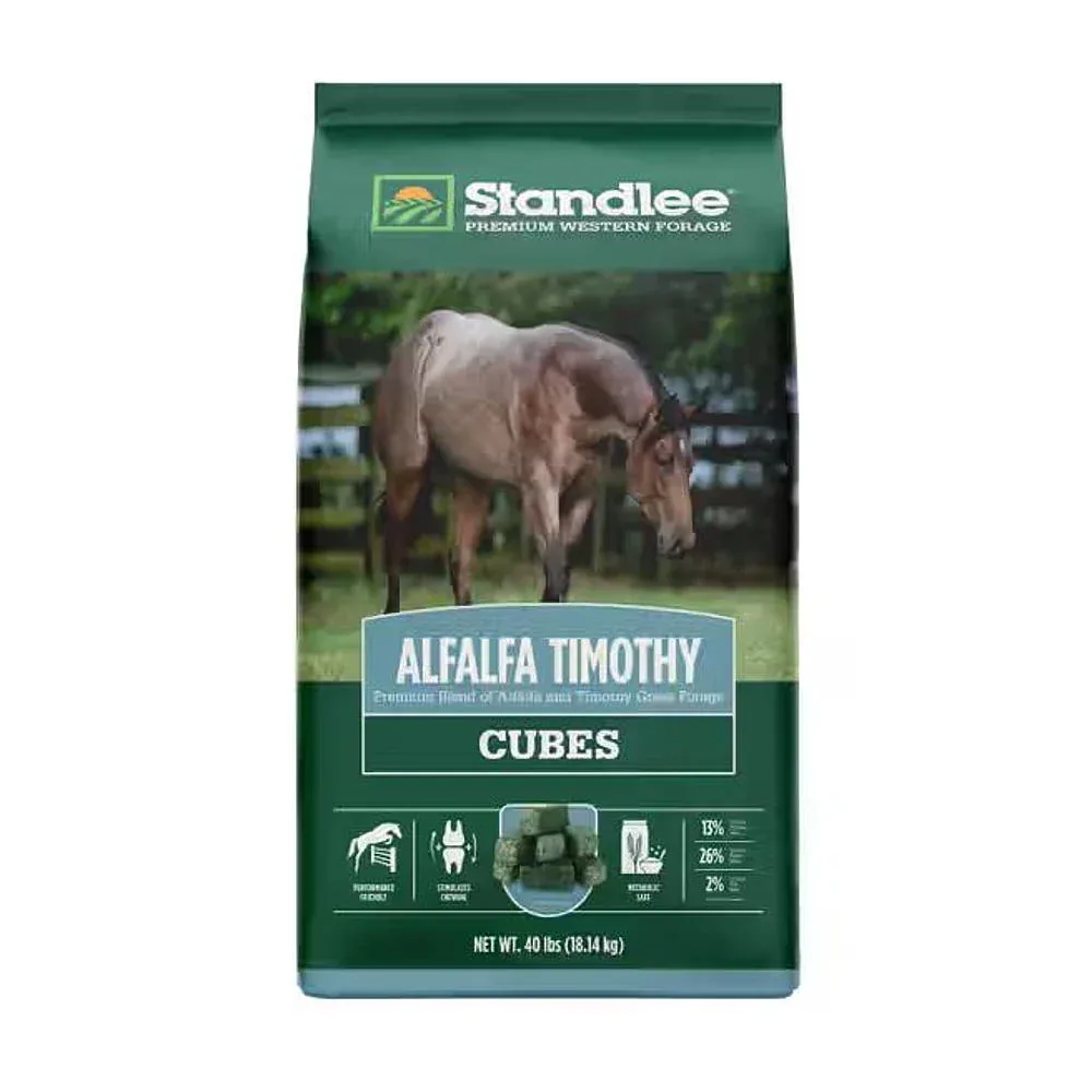 Standlee Premium Products Alfalfa Timothy Cubes