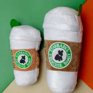 Starbarks Coffee Cup Plush Dog Toy