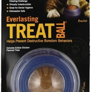 Starmark Everlasting Treat Ball Dog Toy Blue Large