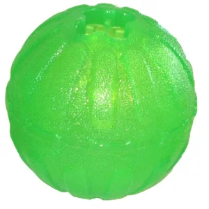 Starmark Fun Ball Dog Toy, Green, MD, 2.75 in