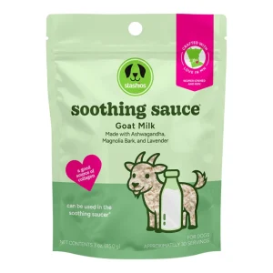 Stashios Dog Soothing Sauce, Calming Goat Milk 3oz