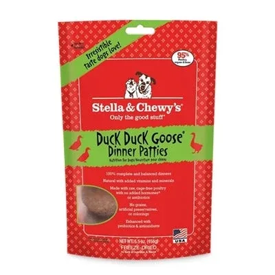 Stella And Chewys Dog Freeze-Dried Duck Dinner Patties 14oz.