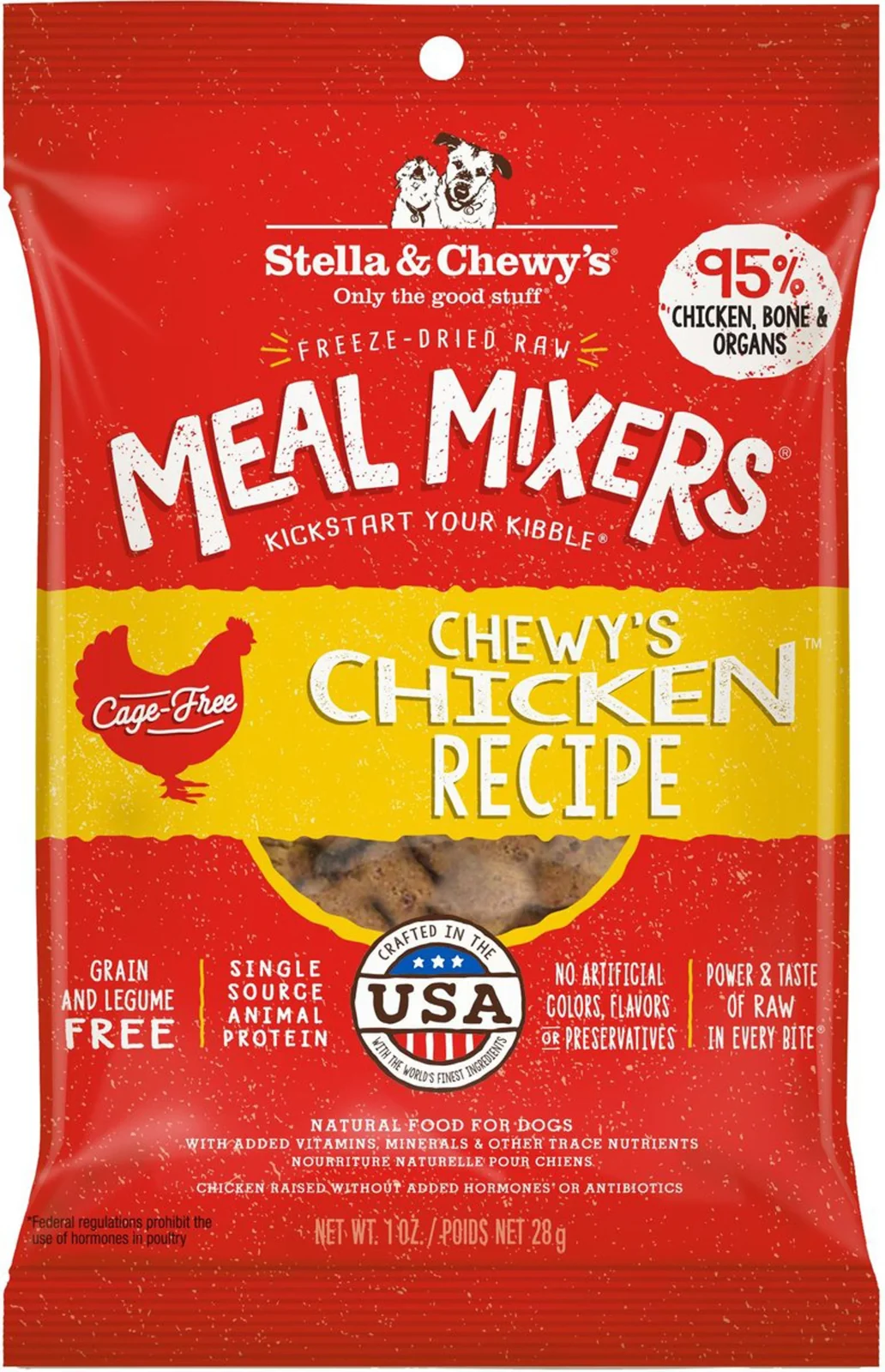 Stella & Chewy's Freeze Dried Meal Mixer, Chewy's Chicken, 1 oz, Case of 8