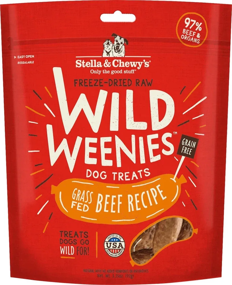 Stella & Chewys Freeze Dried Weenie Beef Dog Treats, 11.5 oz