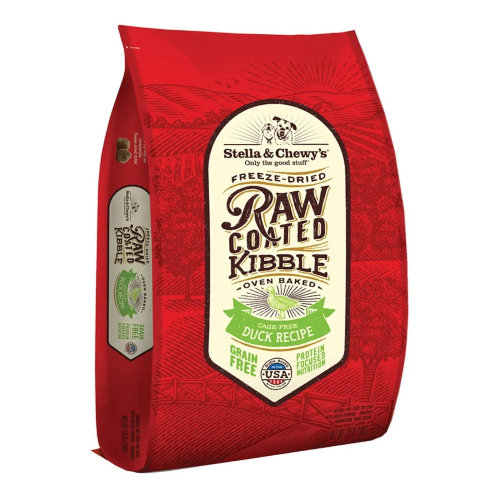 Stella & Chewy's Raw Coated Cage-Free Duck Recipe, 22lb