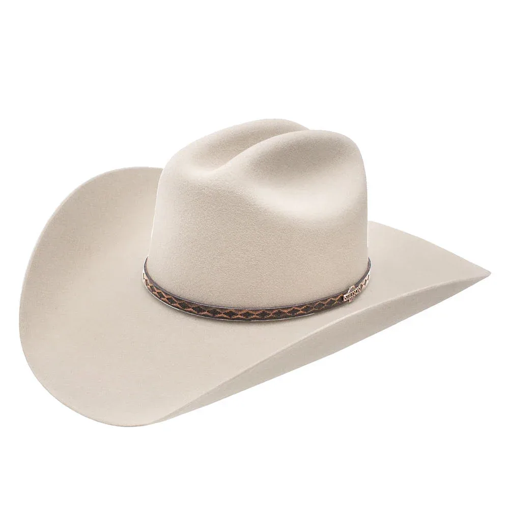 Stetson 5X Medalist Silverbelly 4 1/4in Brim Precreased