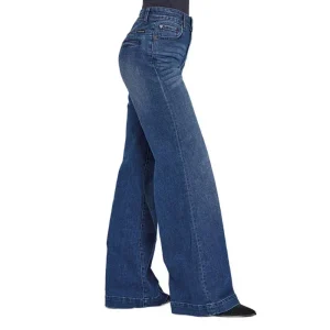 Stetson Apparel Womens 3 Pocket 751 Wide Leg Jean