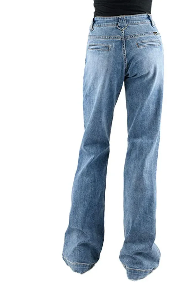 Stetson Apparel Womens Medium Wash 214 Trouser Jeans