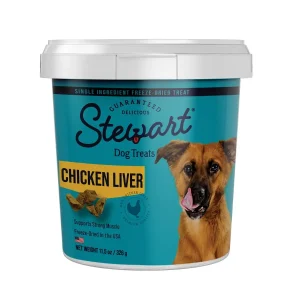 Stewart Freeze Dried Chicken Liver Treats 11.5 oz