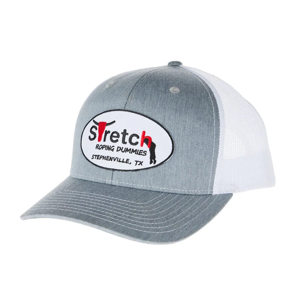Stretch Roping Dummies Grey Heather Mesh Back Cap