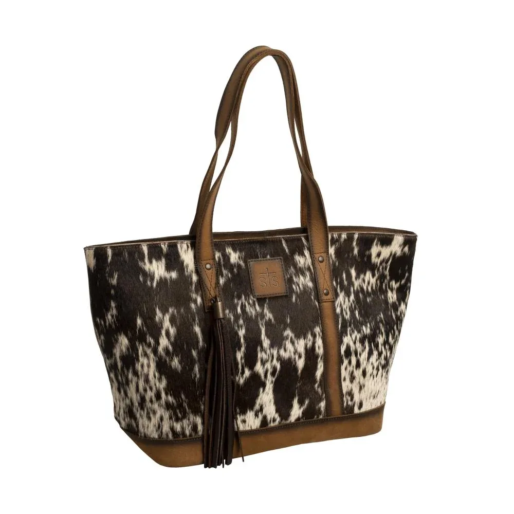 STS Ranchwear Cheyenne Cowhide Tote