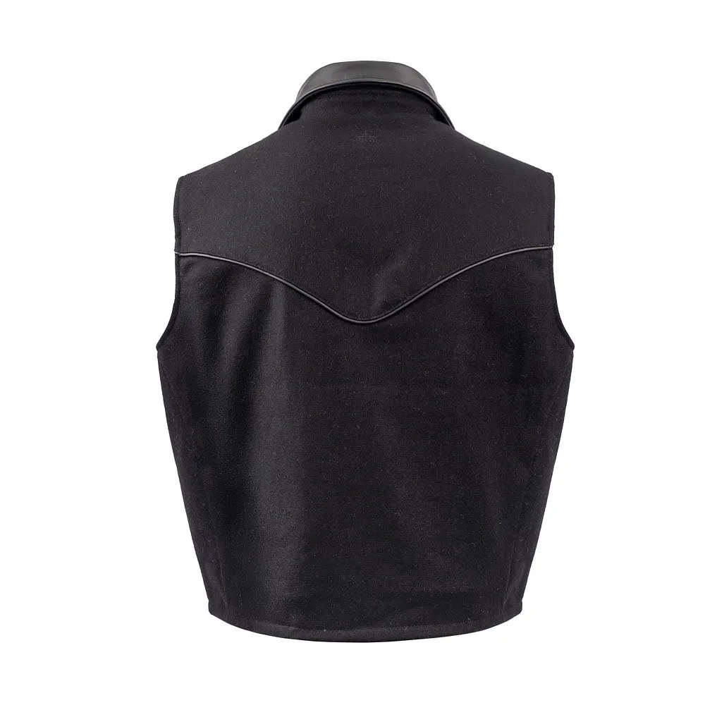 STS Ranchwear Men's Black Lariat Vest - Image 2