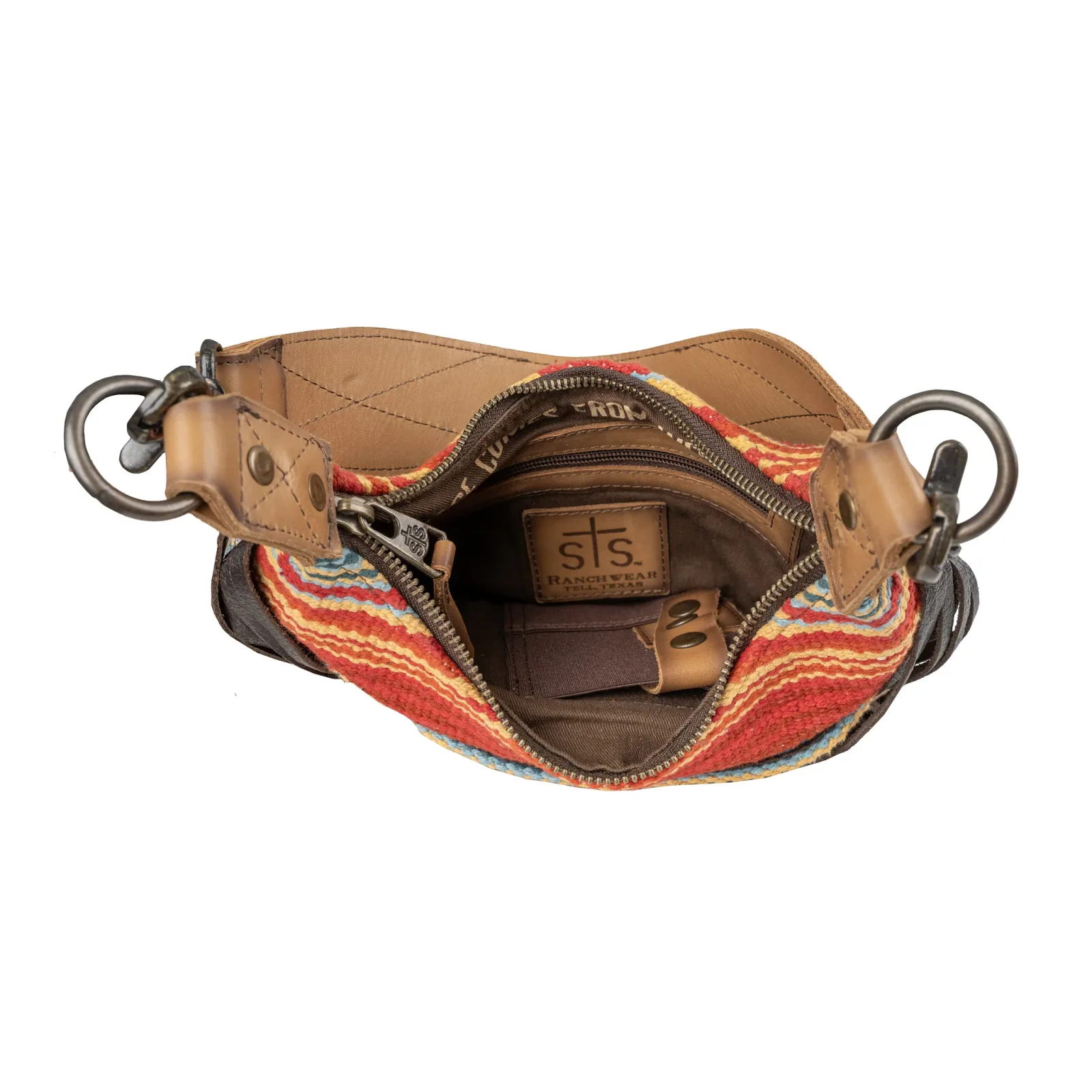 STS Ranchwear Womens Nellie Serape Fringe Bag - Image 2