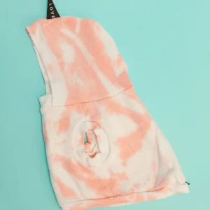 Studio Splatter Dog Sweatshirt in Peach