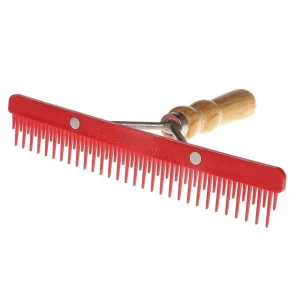 Sullivan Supply Stimulator Fluffer Comb with Wood Handle