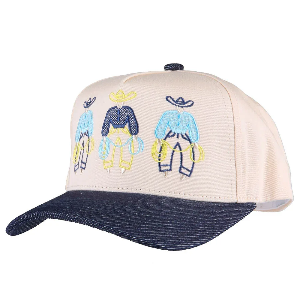 Summer Tees Denim & Natural Fancy Pants Cap - Image 2