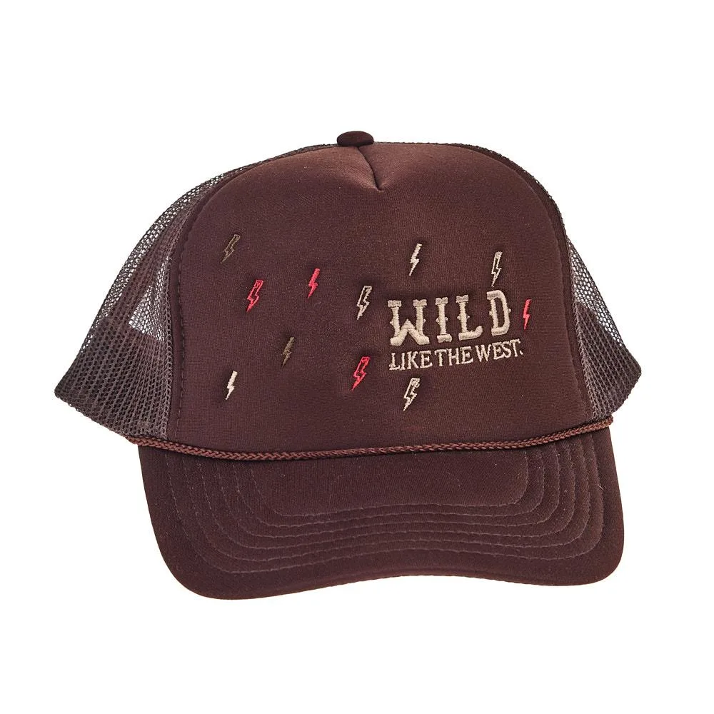 Summer Tees Women's Brown Wild Like The West Cap