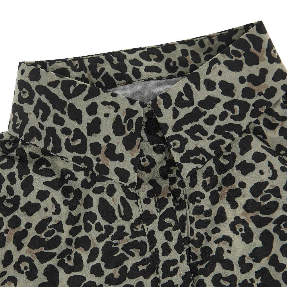 Summer Tees Women's Leopard Corporate Collar - Image 2