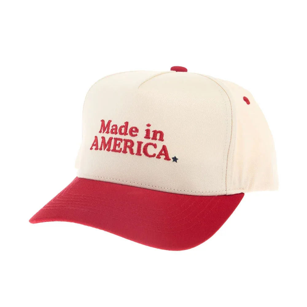 Summer Tees Women's Red Bill Made In America Cap - Image 2