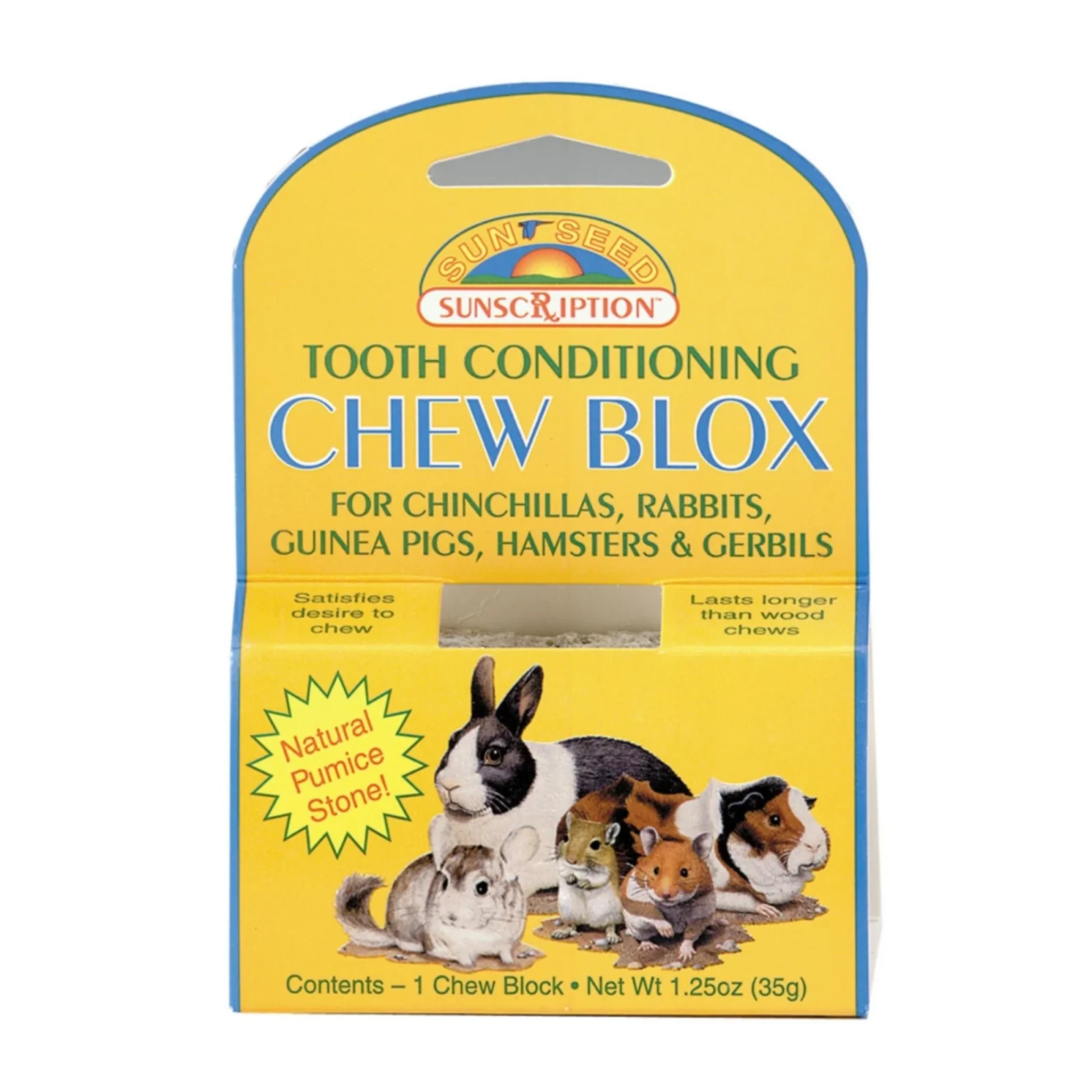 Sun Seed Supplement Chew Blox for Small Animals White, 1ea/1 pk