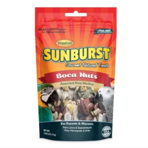 Sunburst Gourmet Natural Avian Treat Boca Nuts 5oz.