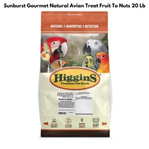 Sunburst Gourmet Natural Avian Treat Fruit To Nuts 20 Lb