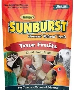 Sunburst Gourmet Natural Avian Treat True Fruits 20 Lb