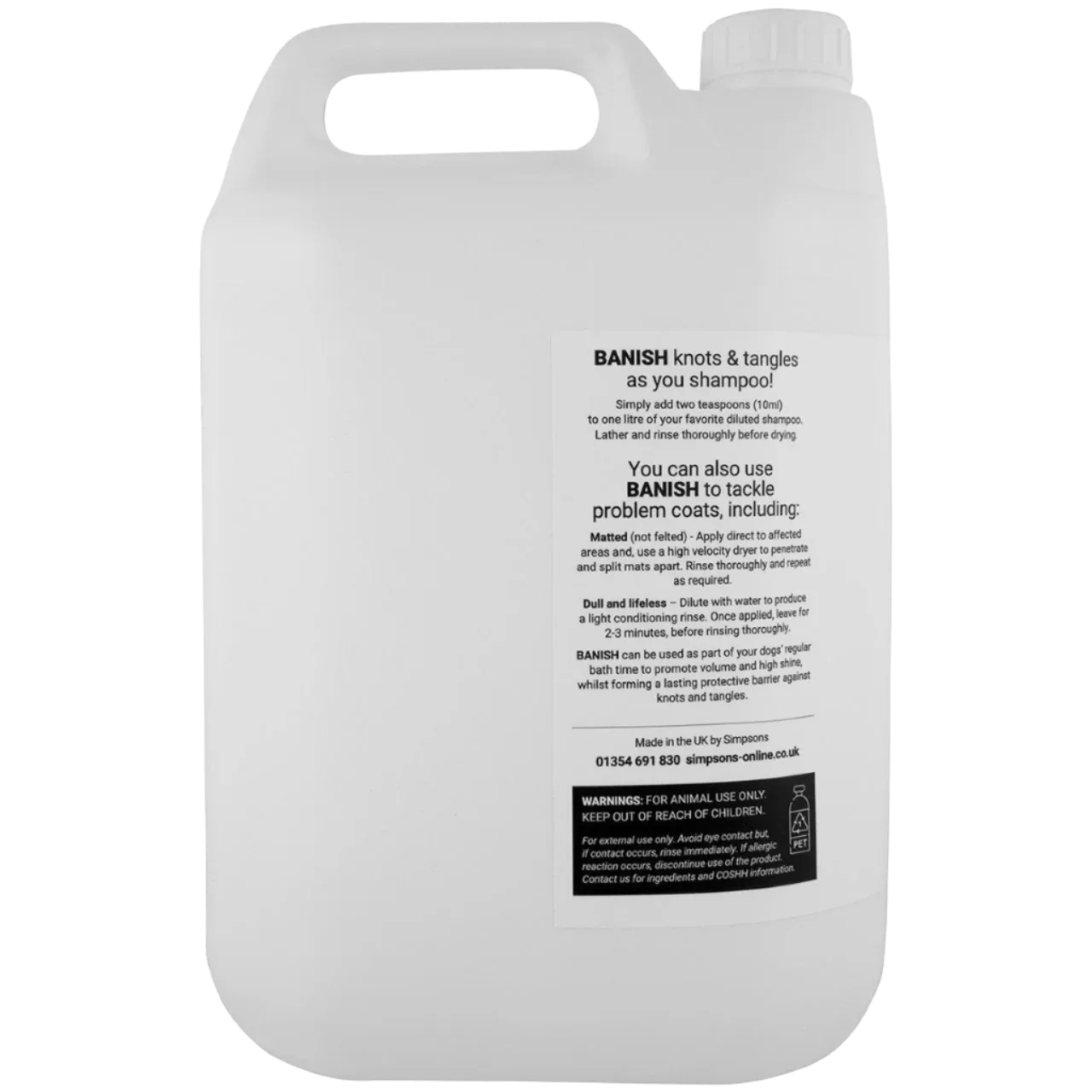 Super Dematting and Deshedding Conditioner 1.3 Gallon by Banish - Image 2