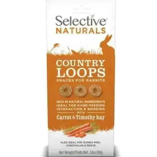 Supreme Pet Foods Selective Naturals Country Loops Rabbit Treats