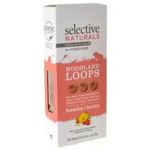 Supreme Selective Naturals Woodland Loops Guniea Pig Treats