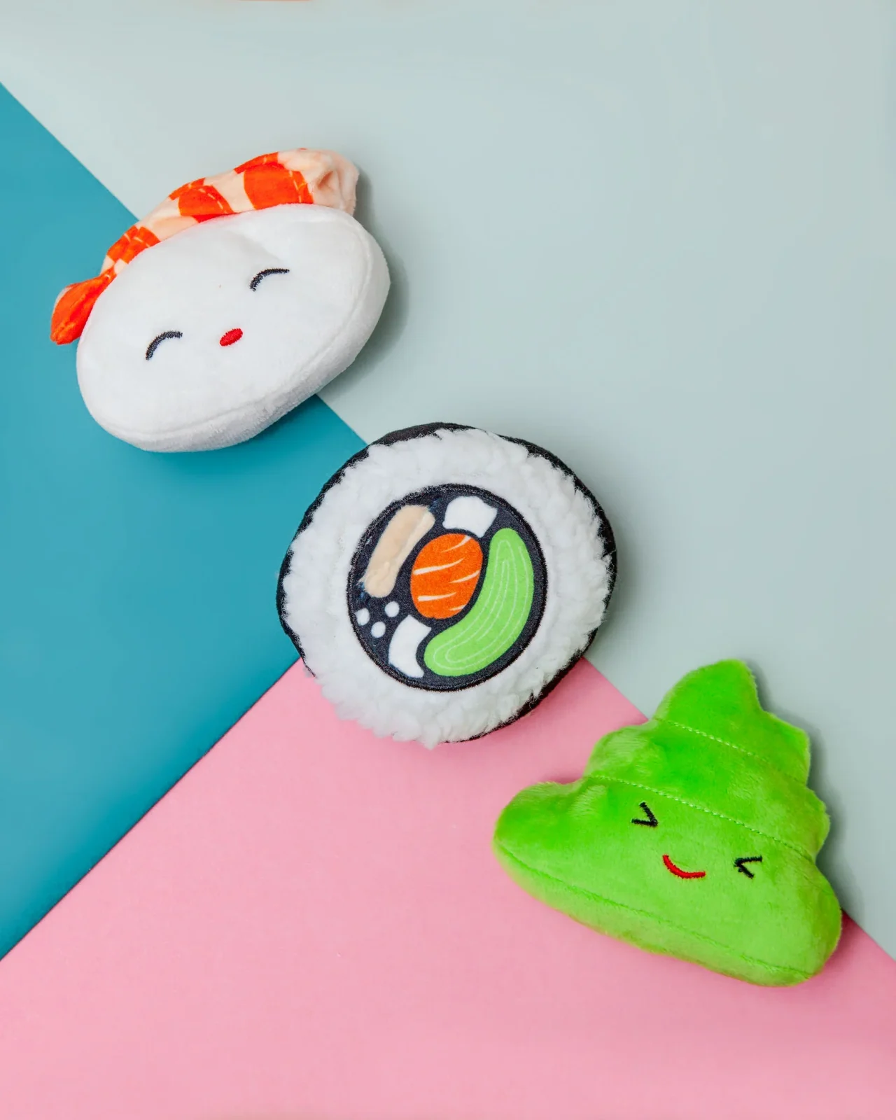 Sushi Bento Box Dog Toy Set <>