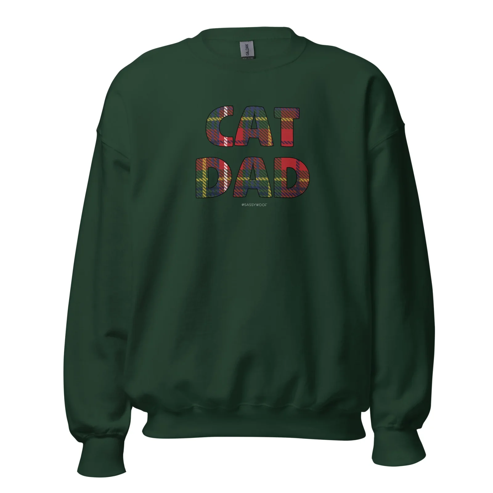 Sweatshirt Cat Dad Deck The Paws - Image 2