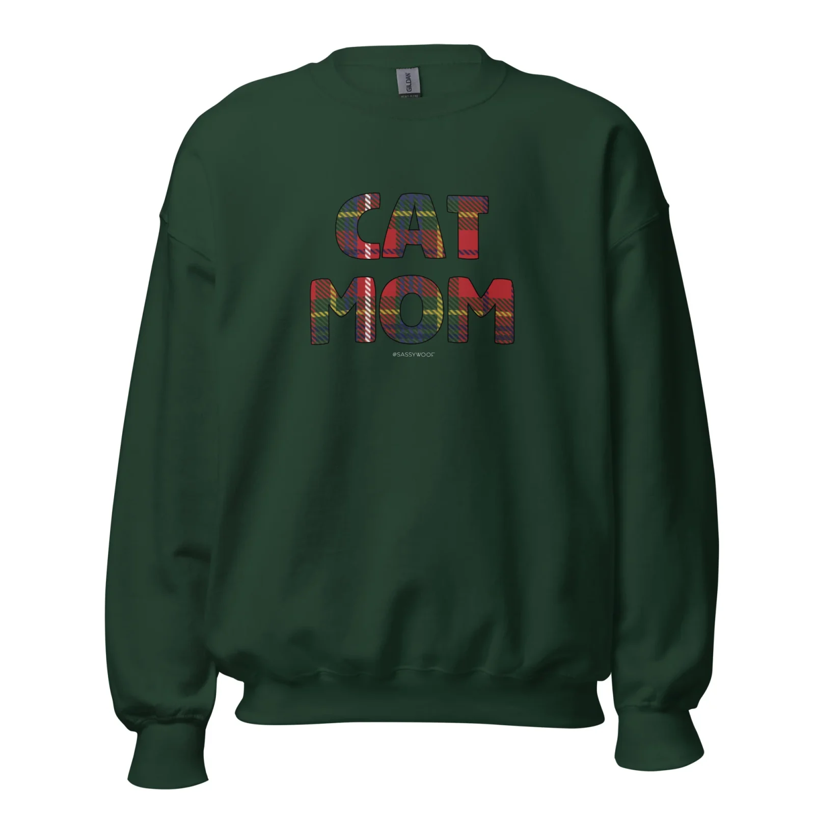 Sweatshirt Cat Mom Deck The Paws - Image 2