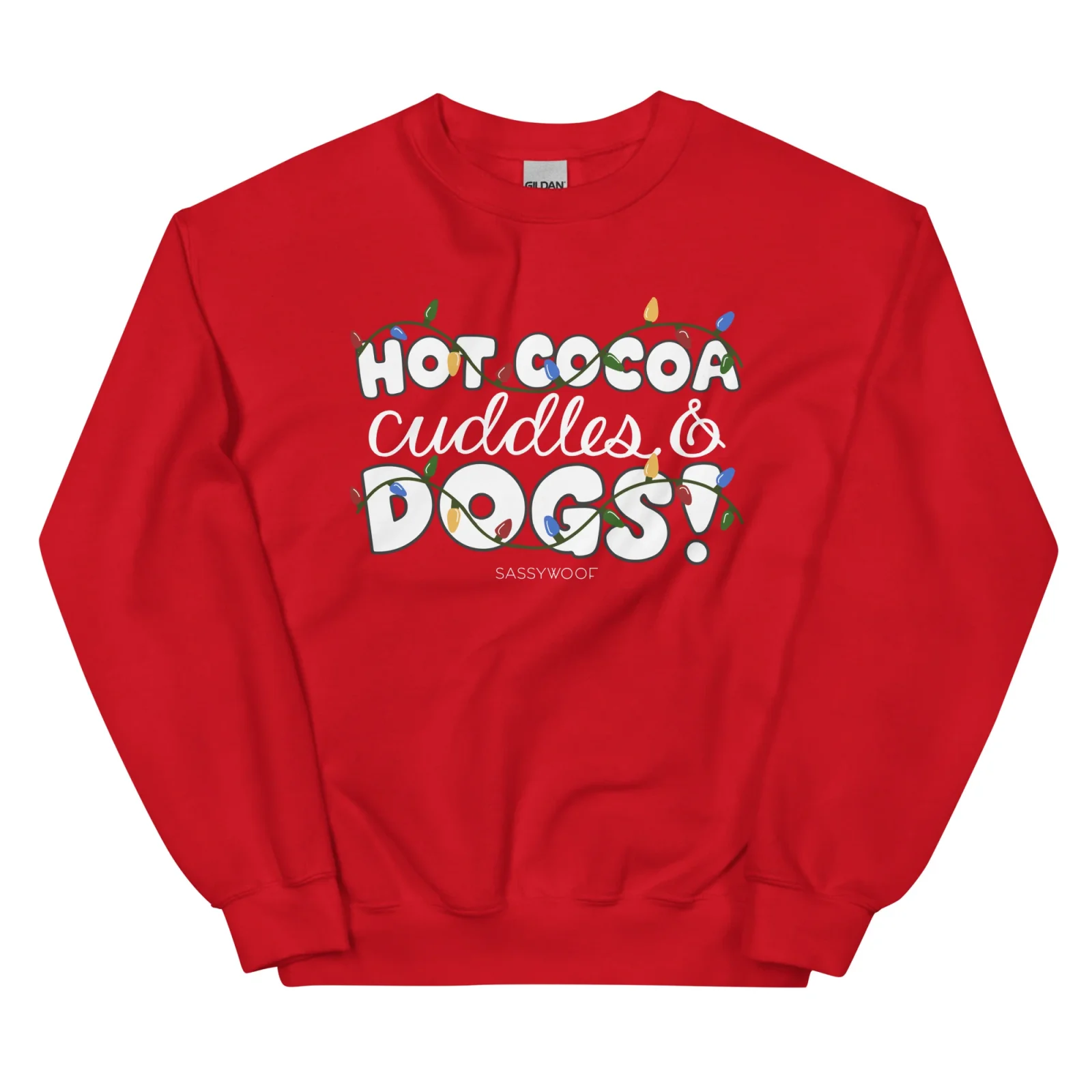 Sweatshirt - Hot Cocoa, Cuddles, & Dogs - Image 2