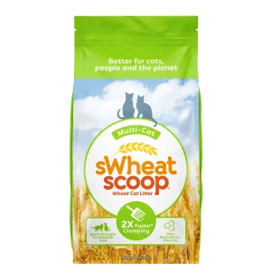 sWheat Scoop Clumping Multi-Cat Wheat Cat Litter - Natural