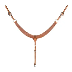 Tabelo Basket Tooled Breast Collar
