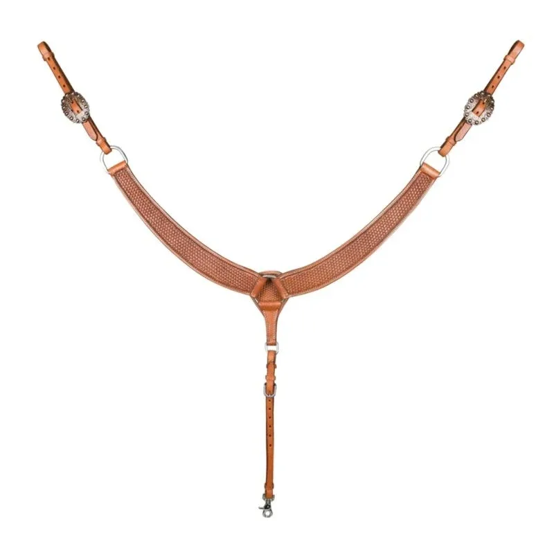 Tabelo Basket Tooled Breast Collar