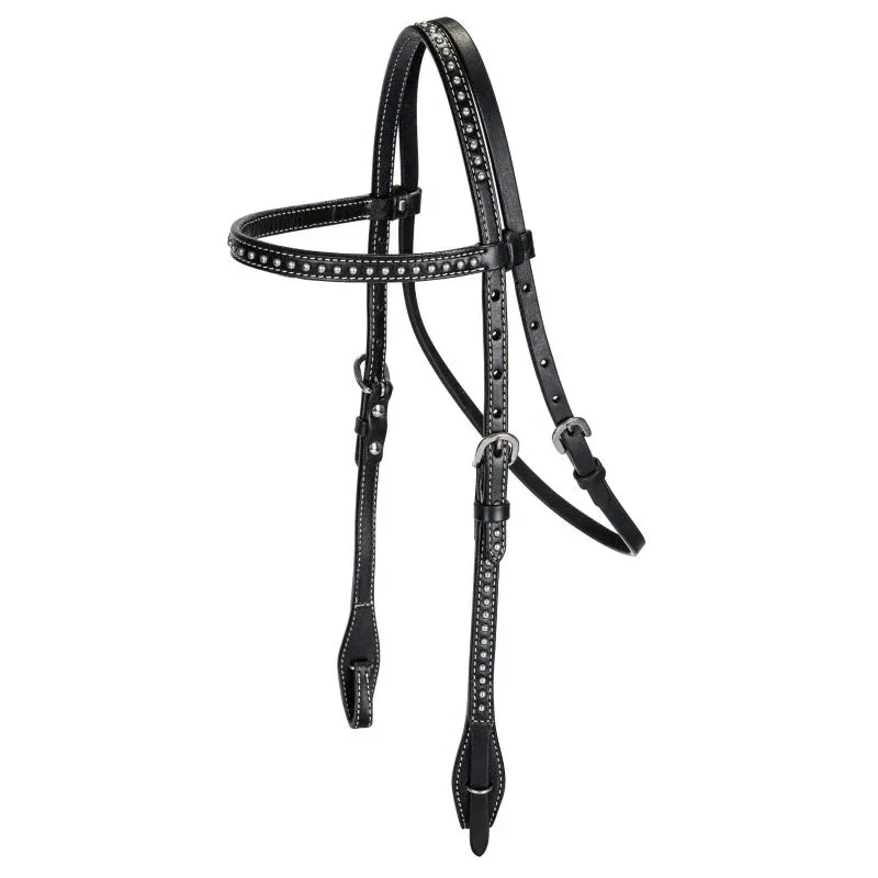 Tabelo Browband Headstall with SS Spots - Image 2