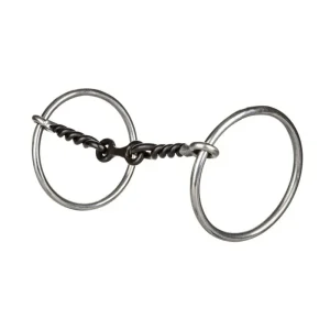 Tabelo SS 3-PC Ring Snaffle with Sweet Iron 5
