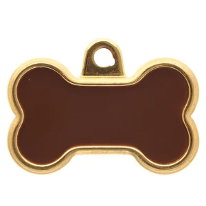 TagWorks® Bone Shaped Dog Tag, Custom Pet Tag, Personalized Tag, Premium Tag, Gold