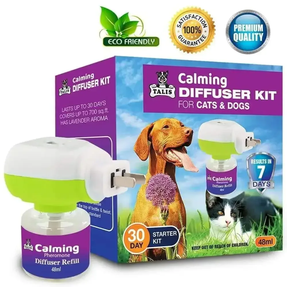 Talis Calming Pheromone Diffuser Refill 48Ml Anxiety Calming Diffuser Mating Anxiety Remedy for Dogs