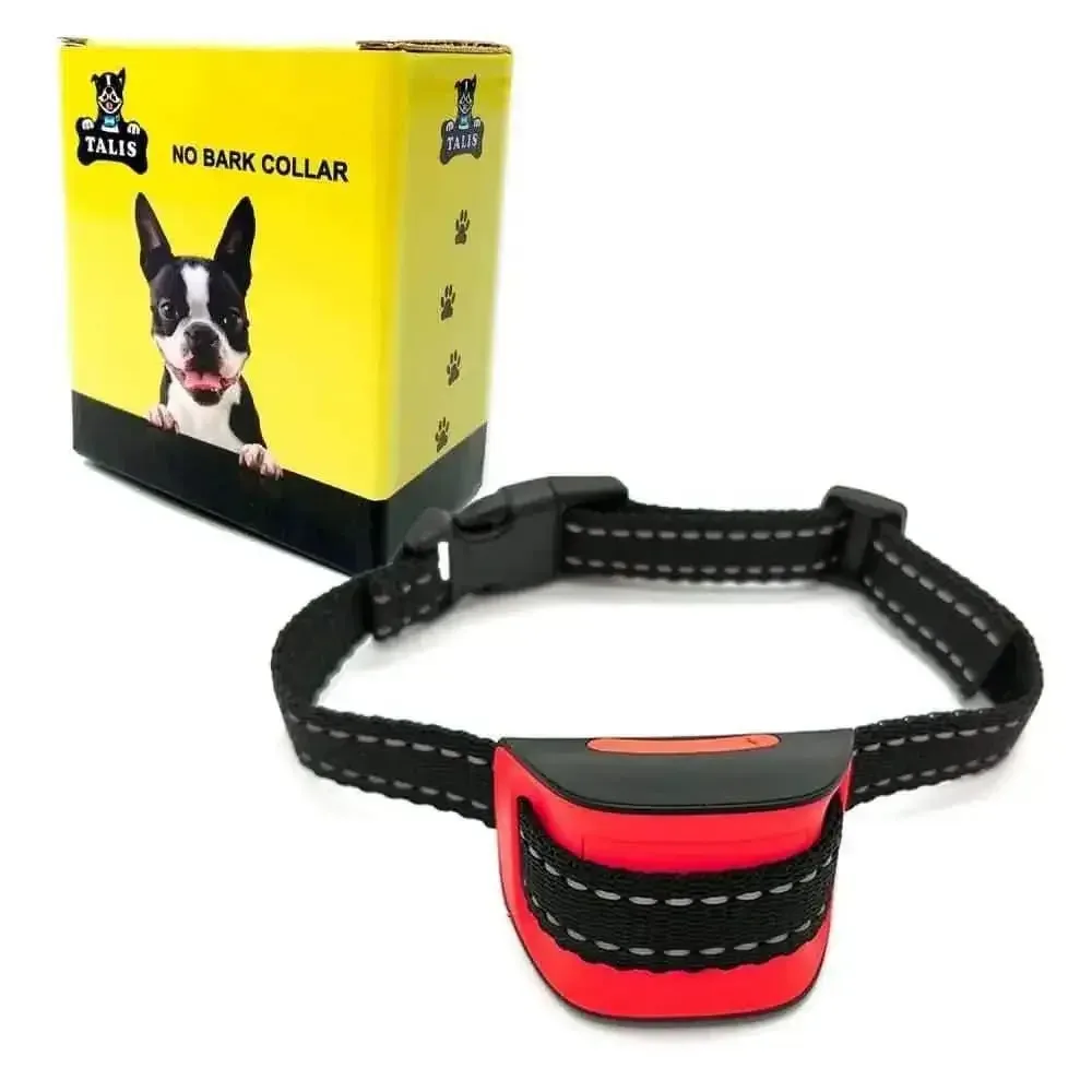 Talis-us Dog Bark Collar - Humane Anti Barking Training Collar - Vibration No Shock Dog Collar