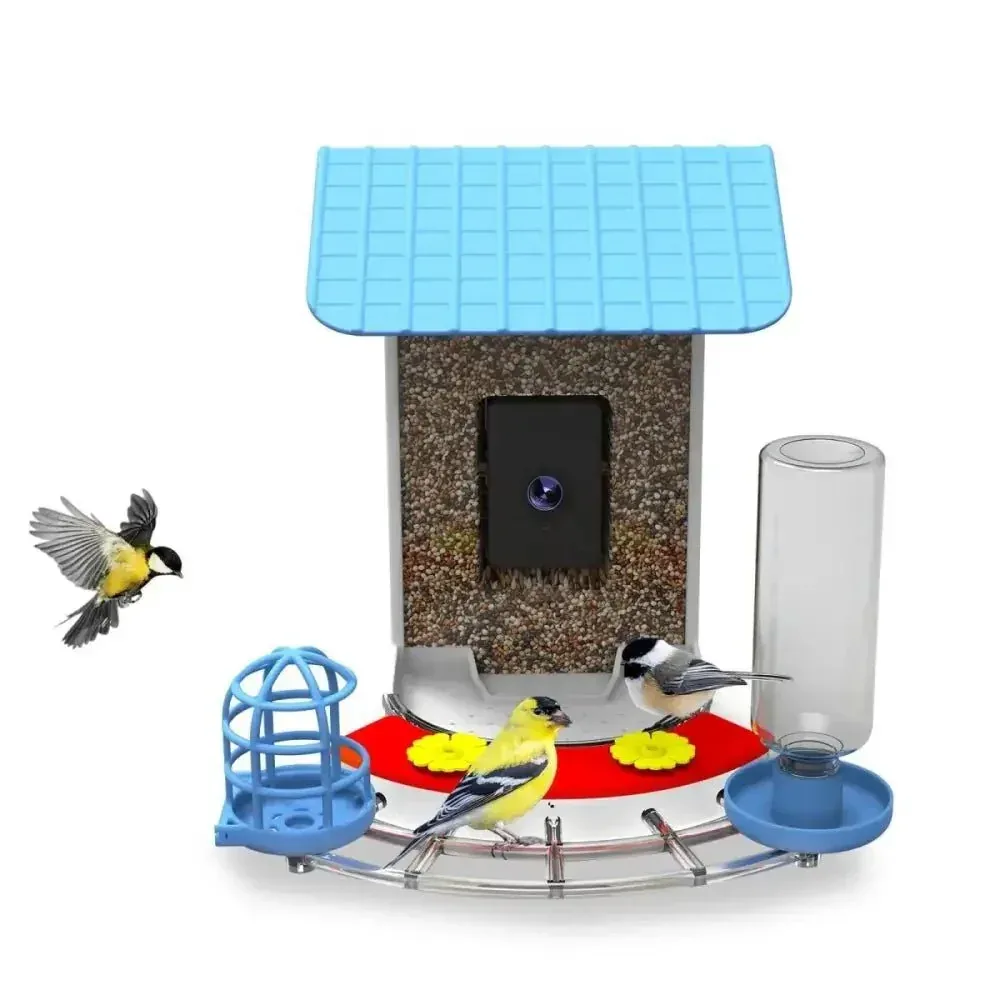 Talis-us Smart Bird Feeder Auto Capture Birds Videos & Motion Detection Wireless Camera