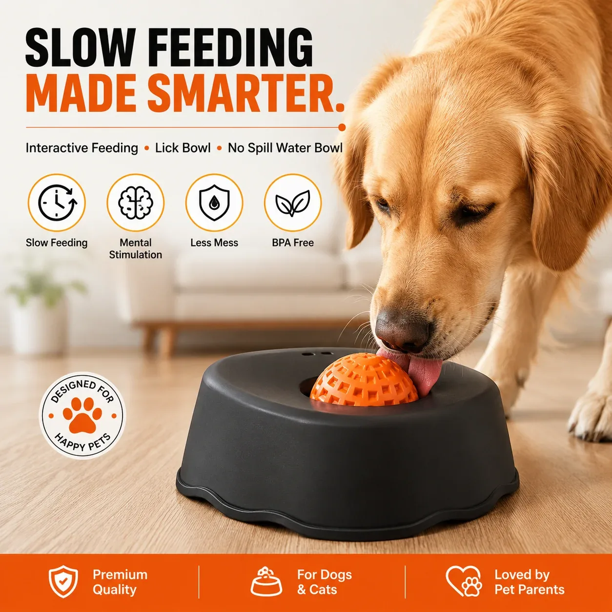 Talking Dog Club Lickables Spin Flow Slow Feeder Bowl for Dogs and Cats - Image 2